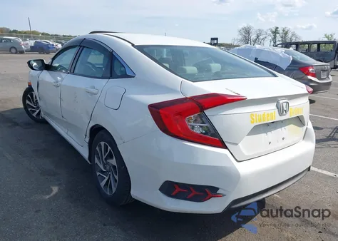 2016 Honda Civic Ex из США, поврежденный, VIN 2HGFC2F74GH509775